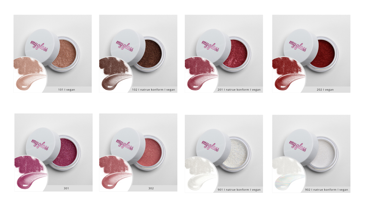 Lipgloss Pigmente Mega Packet. Lipgloss selber machen.