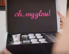 mygloss box - das starterkit für 14 lipglosse und dein kosmetiklabor für zu hause