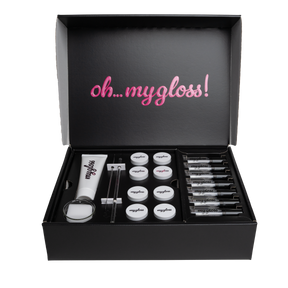 mygloss box - das starterkit für 14 lipglosse und dein kosmetiklabor für zu hause