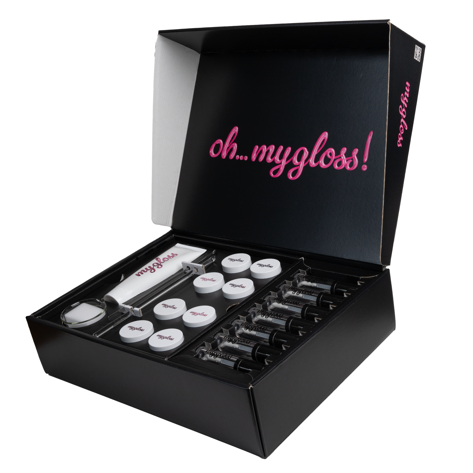 mygloss box - das starterkit für 14 lipglosse und dein kosmetiklabor für zu hause