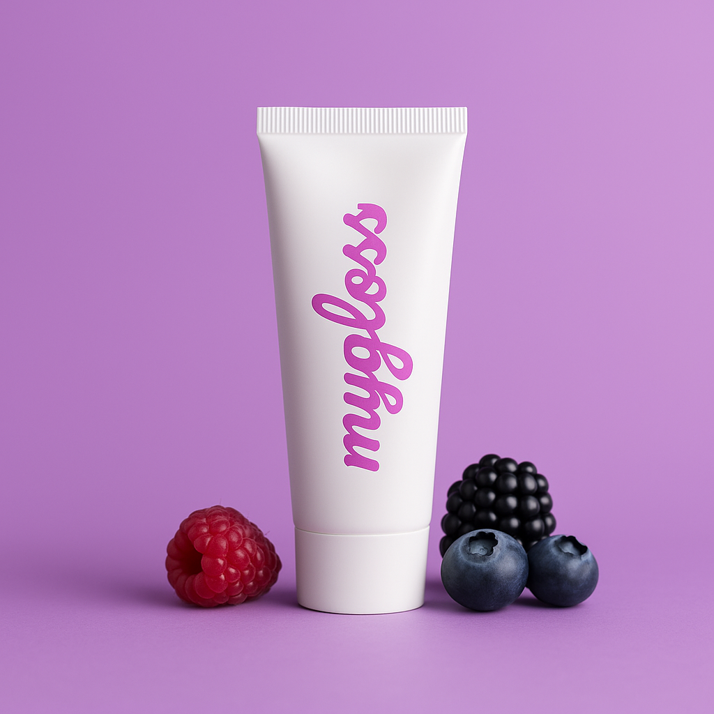 mygloss base zum mischen - 75ml tube lipgloss base 02 mit forest fruit geschmack (farblos)